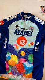 Iconische wielertrui Mapei Latexco, Fietsen en Brommers, Fietsaccessoires | Fietskleding, Ophalen of Verzenden, Zo goed als nieuw