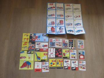 Lot van zeer oude Lego instructies ( in goede staat ), Enlèvement ou Envoi, Utilisé, Ensemble complet, Lego