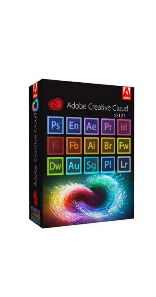 Adobe Creative Cloud 2021, Informatique & Logiciels, Logiciel d'Édition, Comme neuf, Enlèvement ou Envoi