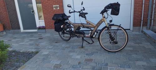 Elektrische tandem Koga twin traveller plooibaar, Fietsen en Brommers, Fietsen | Tandems, Gebruikt, Meer dan 20 versnellingen