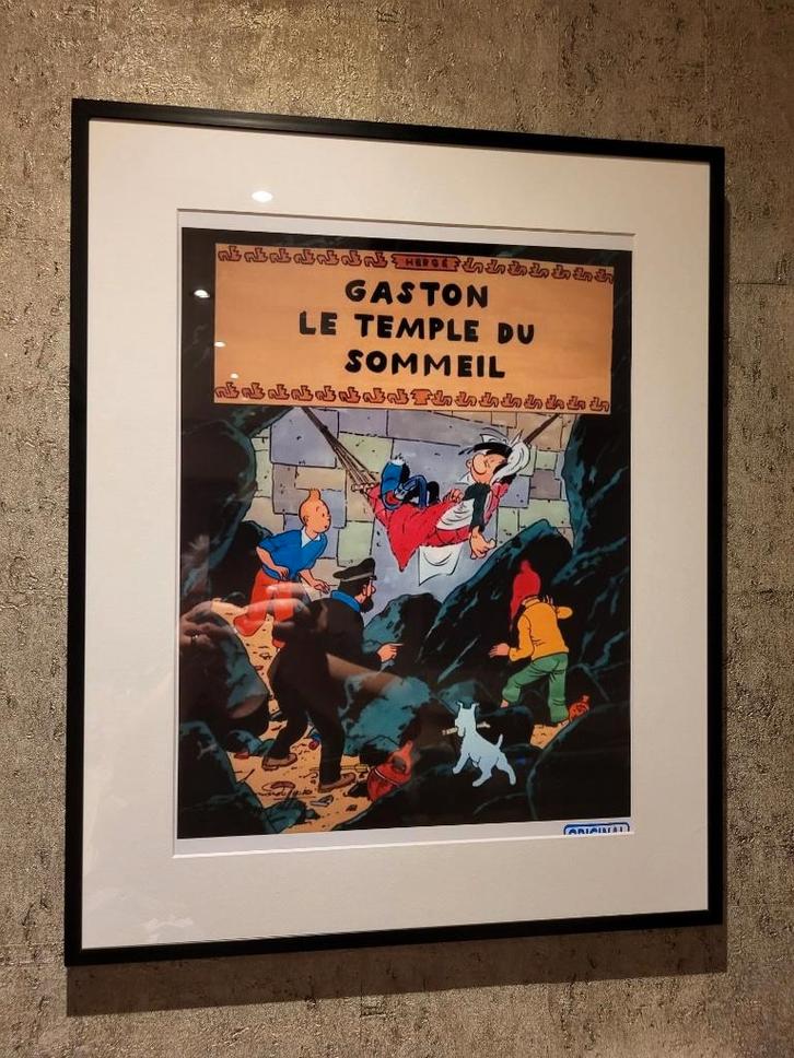 Tintin, affiches rigolotes avec cadre comprenant, Collections, Personnages de BD, Neuf, Statue ou Figurine, Tintin, Enlèvement ou Envoi