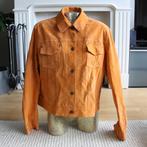 ORANJE Suede Gina Mariolano Jas (Maat 46) Tussenjas € 60,-, Kleding | Dames, Gina Mariolano, Verzenden, Maat 46/48 (XL) of groter