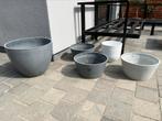 Eco pots (1 grote en 3 kleine), Jardin & Terrasse, Enlèvement, Utilisé