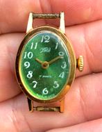Montre Zaria USSR plaqué or AU 10, Utilisé, Or, Or