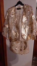 carnavalpak 3 delig goudkleurig, Ophalen, Zo goed als nieuw, Kleding