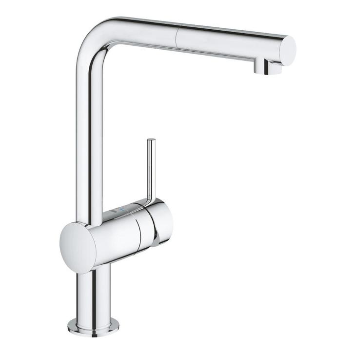 GROHE Minta Keukenkraan Chroom, Doe-het-zelf en Bouw, Sanitair, Nieuw, Kraan, Chroom, Ophalen