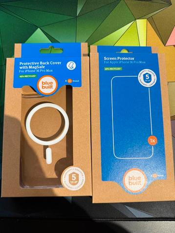 iPhone 16 Pro Max MagSafe case + screenprotector beschikbaar voor biedingen