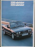 BMW 320i 325i Cabrio E30 Brochure - FRANS, Boeken, Auto's | Folders en Tijdschriften, Ophalen of Verzenden, BMW