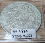 5 francs belge Léopold Ier tête nue  1851 sans point, Enlèvement, Argent, Argent