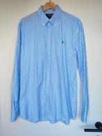 River Woods blauw gestreept hemd Custom fit maat L, Ophalen of Verzenden, Nieuw, Blauw