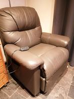 electrische relax leder, Ophalen, Gebruikt, Eenpersoons, Leer