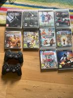 2 consoles voor playstation 3, 10 spelletjes, Games en Spelcomputers, Ophalen of Verzenden, Gebruikt, Met 2 controllers, Met games