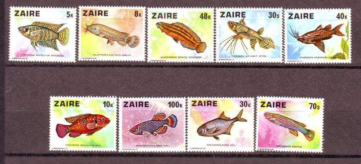 Postzegels Zaire : Diverse reeksen en blokken, Postzegels en Munten, Postzegels | Afrika, Postfris, Overige landen, Ophalen of Verzenden