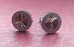 mooie manchetknopen zilverkleurig, Ophalen of Verzenden