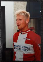 Foto Frank Høj - US Postal (Driedaagse De Panne 1999), Verzamelen, Sportartikelen en Voetbal, Verzenden, Nieuw, Poster, Plaatje of Sticker