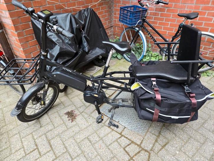 Huyser, Fietsen en Brommers, Fietsen | Bakfietsen, Gebruikt, 2 kinderen, Elektrisch, Ophalen