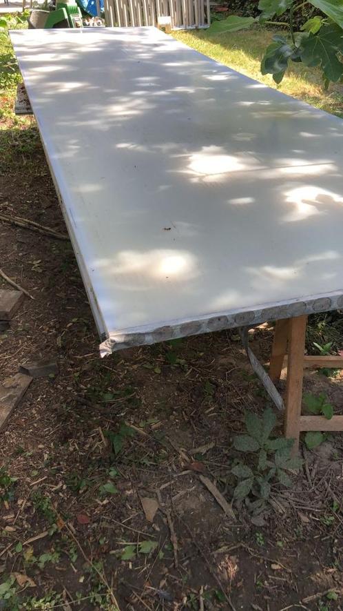 2 polycarbonaatplaten sati123 op 430cm ( PRIMALITE EP 32 m, Doe-het-zelf en Bouw, Platen en Panelen, Gebruikt, Overige materialen