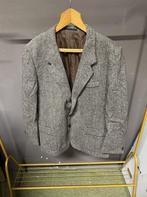 Vintage Harris Tweed Pitlochry heren blazer - Bruin Wol XL, Kleding | Heren, Jassen | Winter, Ophalen, Zo goed als nieuw, Bruin