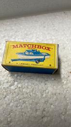 Matchbox 9 Boat en Trailer doosje, Hobby en Vrije tijd, Modelauto's | Overige schalen, Ophalen of Verzenden