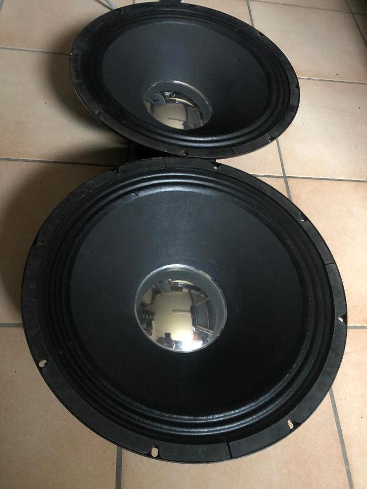 2X Vintage CTS Squareback 15” Bass/Guitar Speaker 8 Ohm 60’s, Audio, Tv en Foto, Luidsprekerboxen, Gebruikt, Overige typen, Minder dan 60 watt