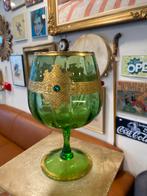Verre soufflé emeraude, Ophalen of Verzenden, Zo goed als nieuw