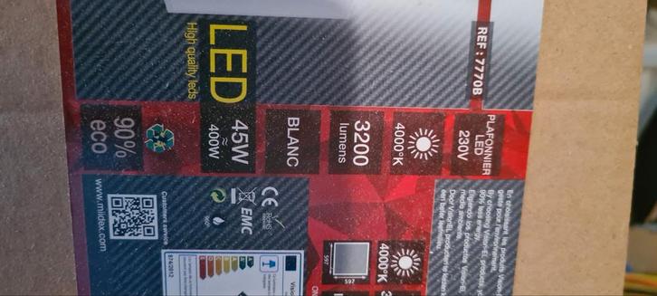 Plafonnier Led, Huis en Inrichting, Lampen | Plafondlampen, Ophalen