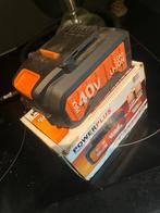Accu powerplus 40 v dual power, Doe-het-zelf en Bouw, Ophalen of Verzenden, Zo goed als nieuw