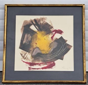 Lithographie abstrait signe beschikbaar voor biedingen