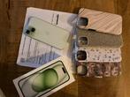 Iphone 15 vert etat etat parfait 128gb, Telecommunicatie, Ophalen of Verzenden, Zo goed als nieuw, Groen, IPhone 15