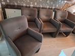 4 zeteltjes op wielen van Henders and Hazel, Maison & Meubles, Chaises, Gris, Comme neuf, Landelijk, Enlèvement