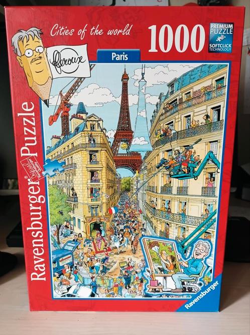 Legpuzzel 1000st. Ravensburger. Parijs, Hobby & Loisirs créatifs, Sport cérébral & Puzzles, Comme neuf, Puzzle, 500 à 1500 pièces