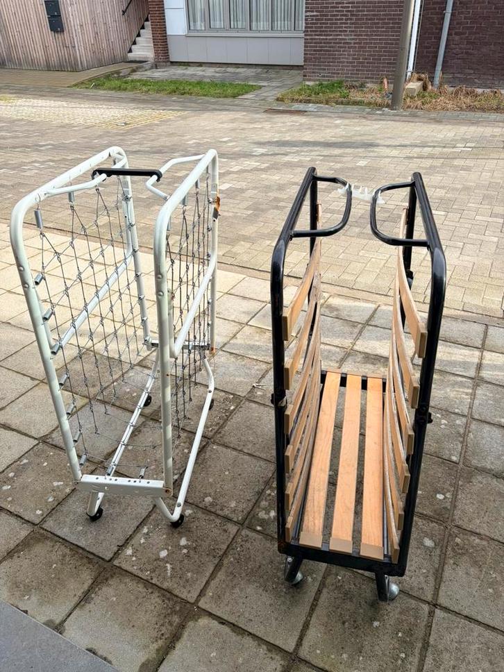 stevige vouwbedden (logeerbedden), Maison & Meubles, Chambre à coucher | Lits, 80 cm, Bois, Blanc, Enlèvement