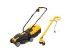 Grasmachine + kantmaaier, Ophalen, Zo goed als nieuw, Elektrische grasmaaier, Powerplus