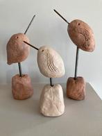 3 zelfgemaakte keramieken vogels, Enlèvement