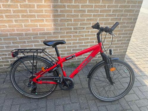 mountainbike kind 6-10 jaar 24 inch, Fietsen en Brommers, Fietsen | Jongens, Zo goed als nieuw, 24 inch, Versnellingen, Ophalen