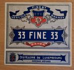 33 Fine 33 brandy. étiquette, Collections, Marques & Objets publicitaires, Enlèvement ou Envoi