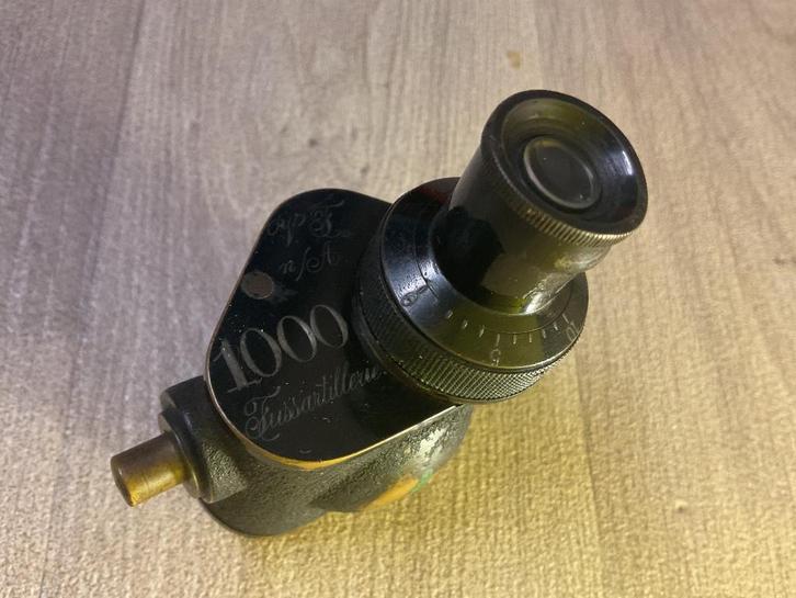2x Zeiss fuss-artillerie visier-fernrohr visee Duits wo1, Verzamelen, Militaria | Tweede Wereldoorlog, Landmacht, Verzenden