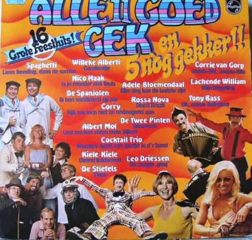 LP Alle 11 goed gek en 5 nog gekker, Cd's en Dvd's, Vinyl | Nederlandstalig, Zo goed als nieuw, Levenslied of Smartlap, 12 inch