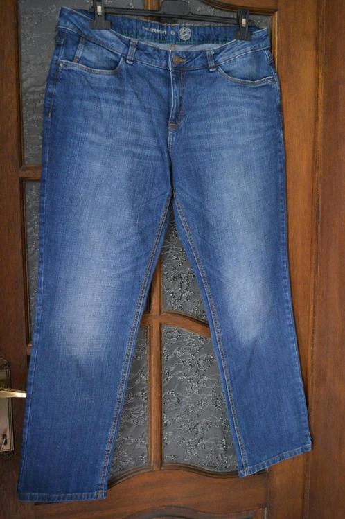 C&A the straight jeans gebleekte plekken blauw maat 46, Kleding | Dames, Spijkerbroeken en Jeans, Gedragen, Overige jeansmaten