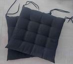 2 coussins de chaise gris anthracite, Enlèvement, Utilisé, Gris, Carré