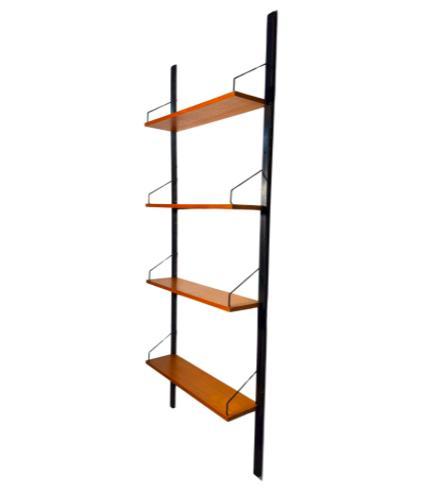 Vintage Danish Teak Royal Wall System by Poul Cadovius, Huis en Inrichting, Woonaccessoires | Wandplanken en Boekenplanken, Gebruikt