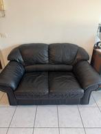 Gratis lederen - leren bank, Huis en Inrichting, Ophalen, Zo goed als nieuw