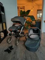 Mutsy Nio kinderwagen complete set in North Grey, Tige de poussée réglable, Enlèvement, Utilisé, Poussette