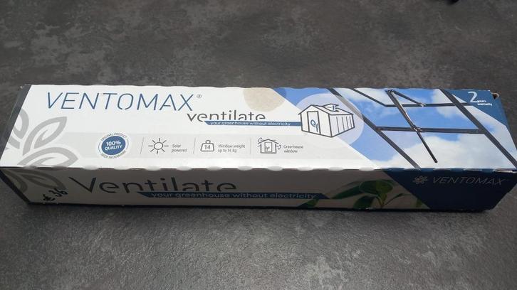 Automatische raamopener Ventomax voor serre of tuinkas, Tuin en Terras, Kweekspullen, Nieuw, Kweekkast, Ophalen of Verzenden