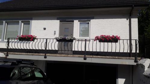 Balustrade garde corps en fer  +-7m50 pour extérieur, Doe-het-zelf en Bouw, Ladders en Trappen, Gebruikt, Ophalen