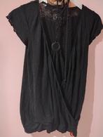 Mooi zwart shirt EDC maat XS, Kleding | Dames, Blouses en Tunieken, Ophalen of Verzenden, Zo goed als nieuw, Maat 34 (XS) of kleiner