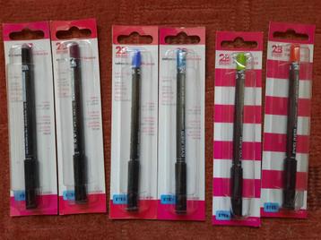 6 traceurs yeux Eyeliner waterproof - 2B beschikbaar voor biedingen