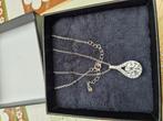 Zilveren ketting met Moissanite stralende  hangertje 925, Ophalen of Verzenden