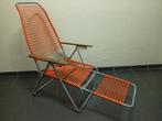 Vintage scoubidou stoel, verschillende instellingen voor c-f, Tuin en Terras, Ophalen