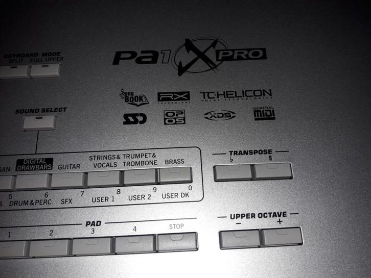 Korg PA1X Pro, Muziek en Instrumenten, Keyboards, Zo goed als nieuw, 76 toetsen, Korg, Aanslaggevoelig, Met standaard, Midi-aansluiting